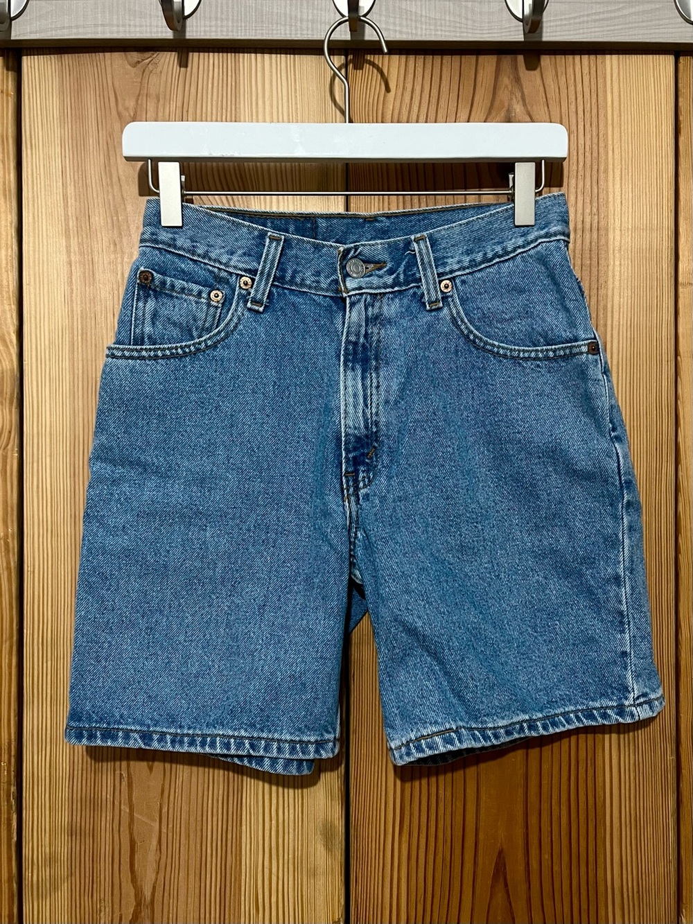 Vintage Levi's 512 High Waisted Jean Shorts | Size 5 JR 28" W